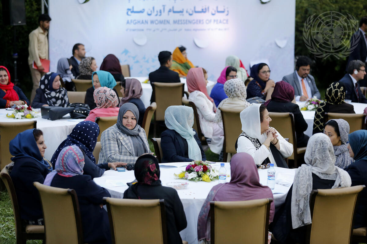 Women seated in round table