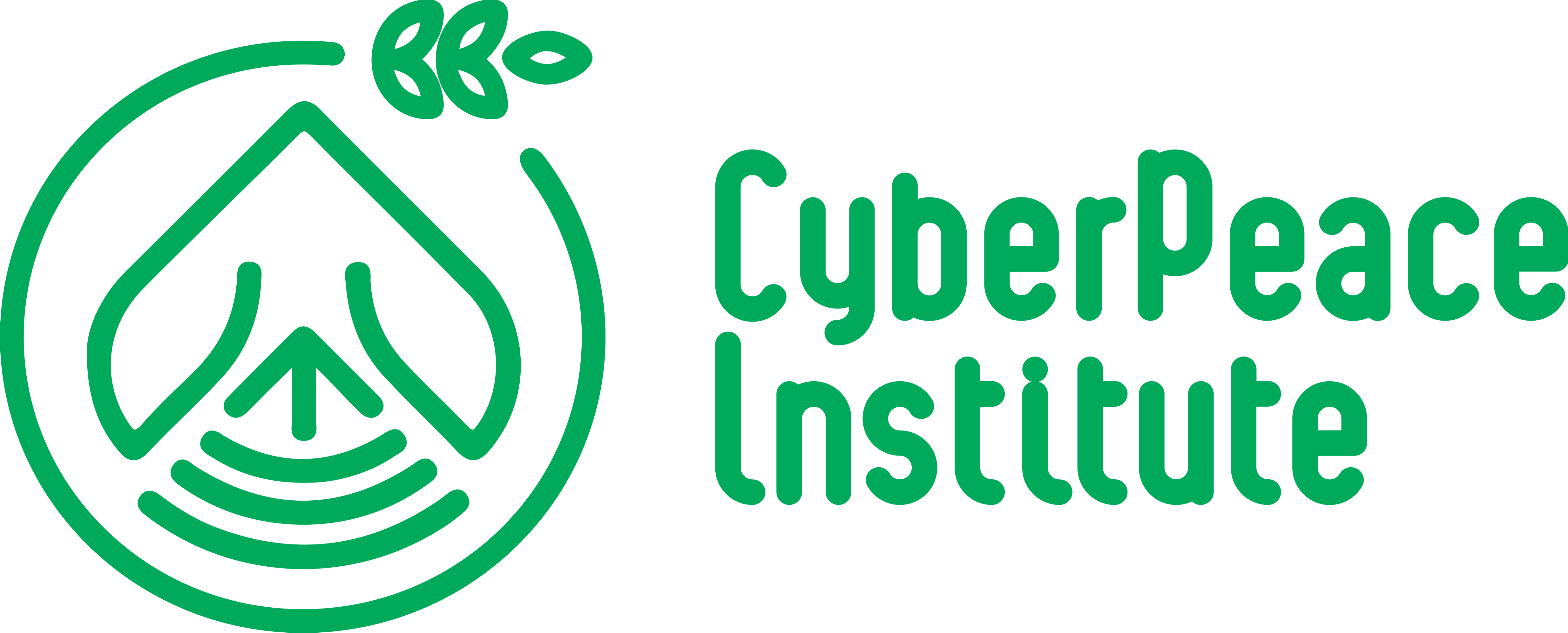 Logo of CyberPeace Institute linking to their website